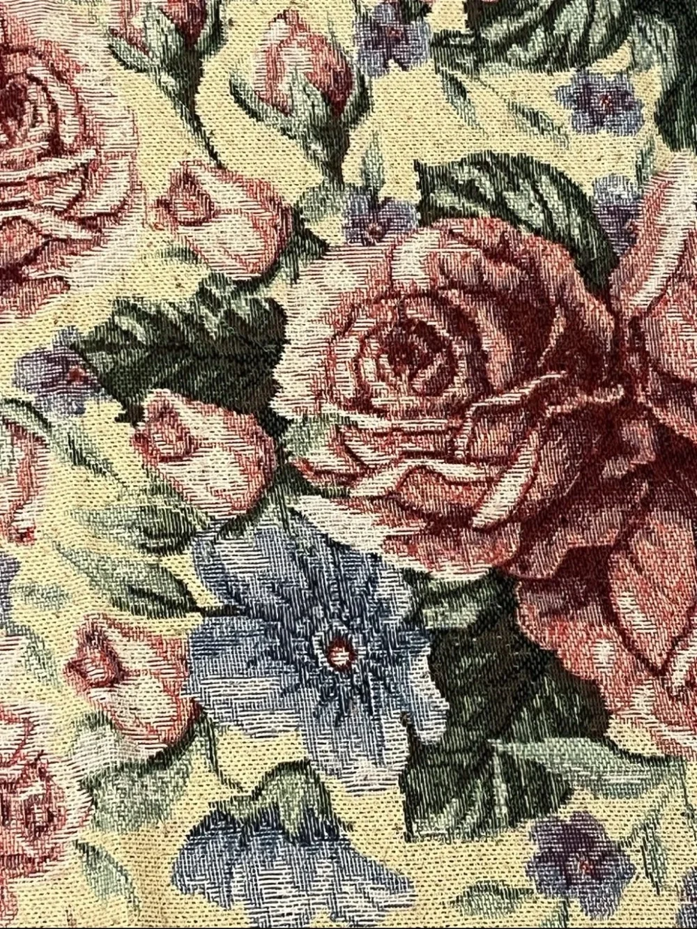 Floral Rose Throw Blanket in Blush Pink and Cream. Cottage. Prairie. Whimsy.